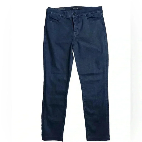 NWT $188 J BRAND TAILORED CROP INKWELL SLIM STRETCH ANKLE PANTS JEANS 28 - Picture 3 of 9